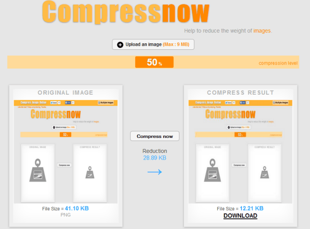 compressnow image compressor