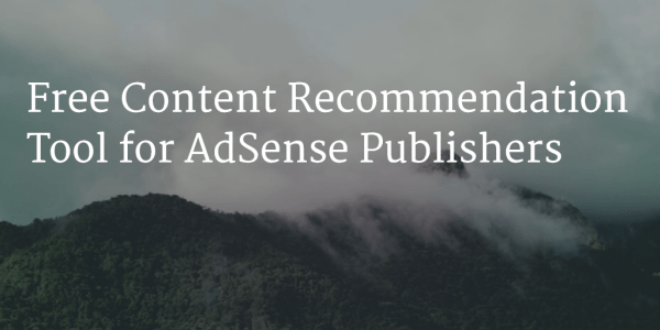 Free Matched Content Tool for AdSense Publishers