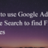 Google Advanced Image Search to find Free Images