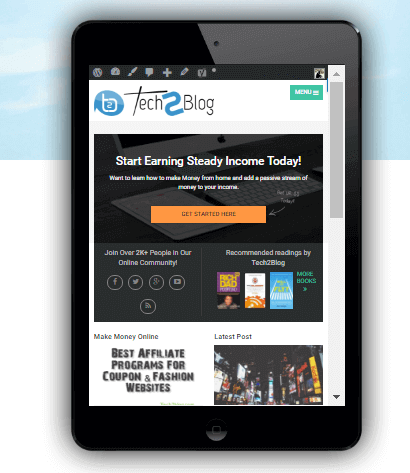 Tech2Blog Mobile Friendly Test