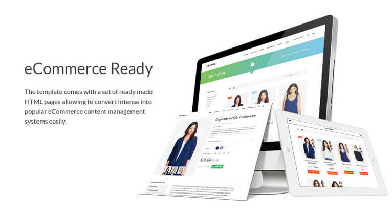 Intense HTML Template eCommerce