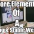 Core Elements of Strong and Stable Website