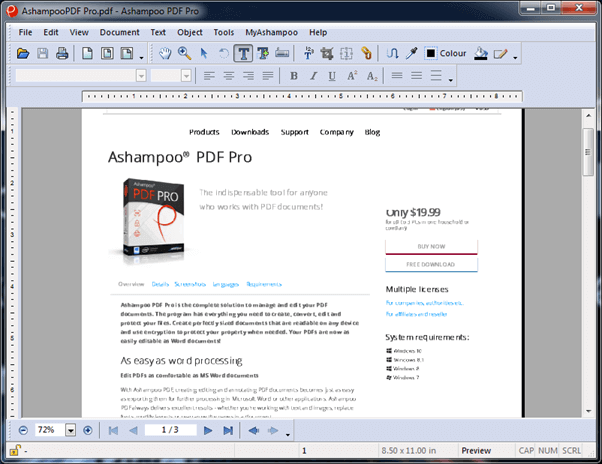 Ashampoo PDF Pro Easily Create - Edit PDF