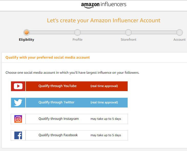 Amazon Influencer Program Social Media