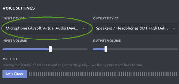 Voice Changer Setting Discord