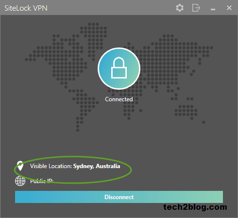 SiteLock VPN Online connection