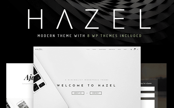 Hazel - Minmalist WordPress Theme