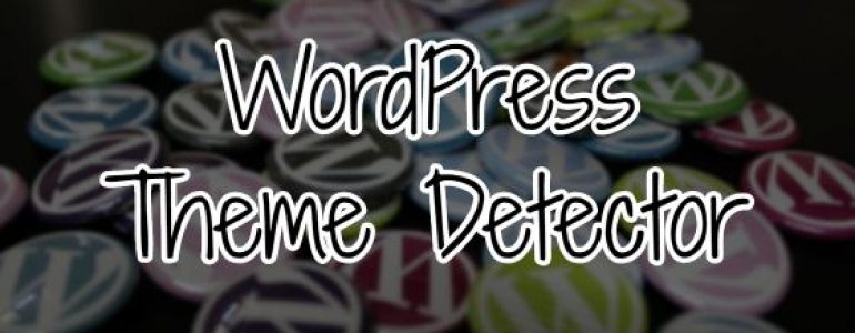 WordPress Theme Detector