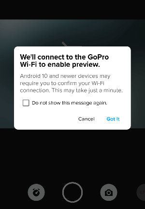 GoPro 9 enable wifi