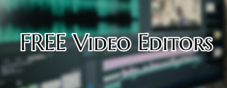 Free Softwares to Edit Videos