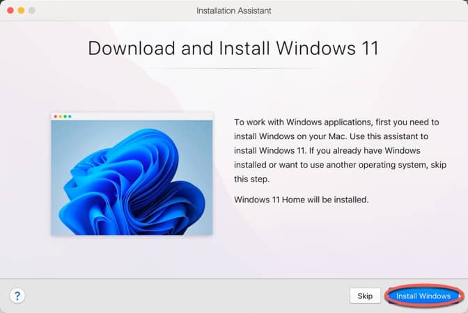 Download and install Windows 11 on Mac