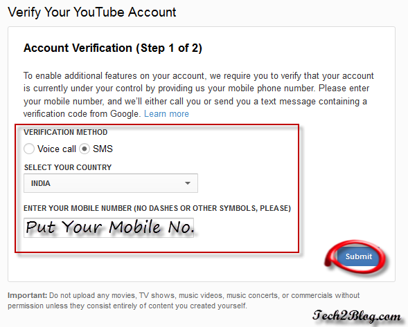 How To Verify Your YouTube Account