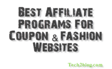 Best Affiliate Programs for Coupon & Fashion Website