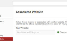 How to Associate your Website in YouTube 4 How to Associate your Website in YouTube