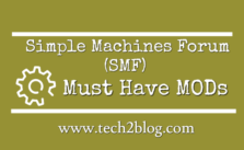 6 Must Have MODs for Simple Machines Forum (SMF) for a Newbie 1 6 Must Have MODs for Simple Machines Forum (SMF) for a Newbie