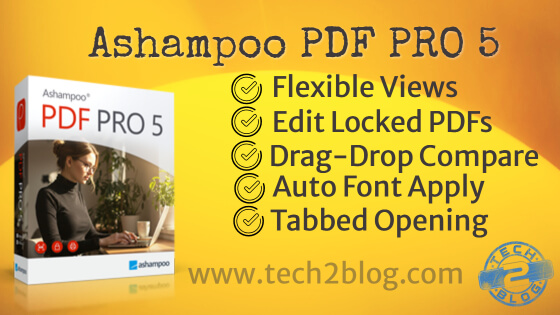 Ashampoo PDF Pro 5 Review and giveaway