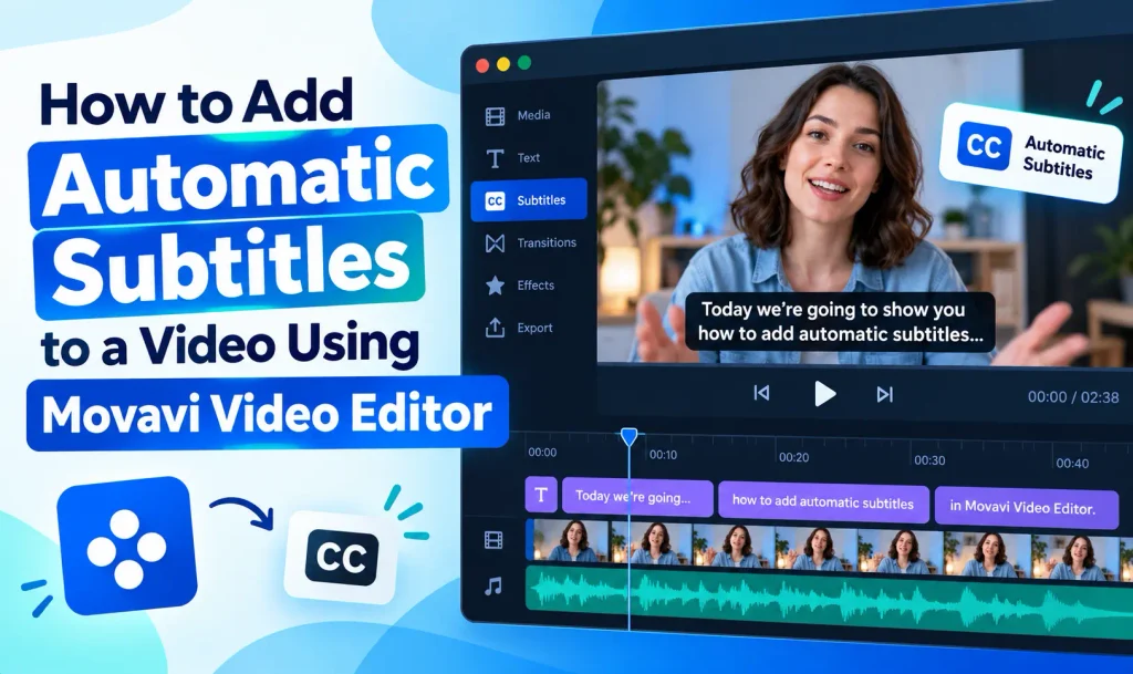 How to Add Automatic Subtitles to a Video Using Movavi Video Editor 1 How to Add Automatic Subtitles to a Video